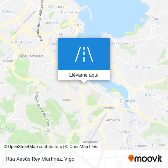 Mapa Rúa Xesús Rey Martínez