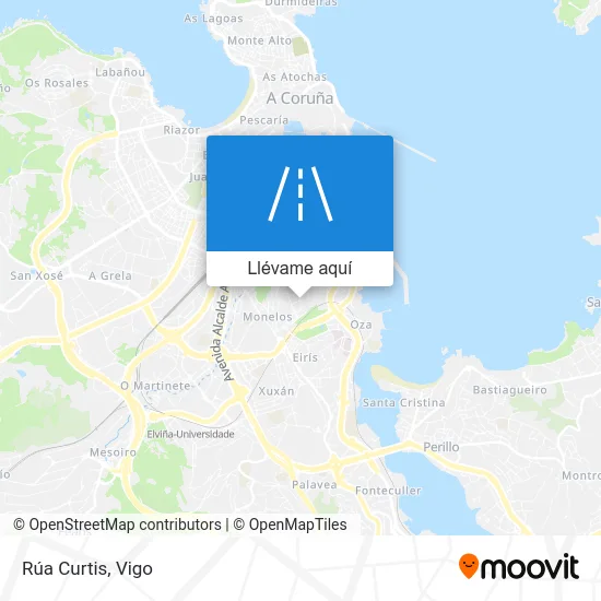 Mapa Rúa Curtis