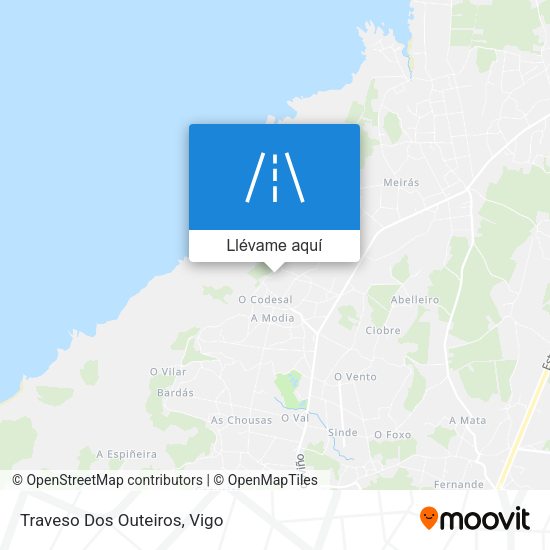 Mapa Traveso Dos Outeiros