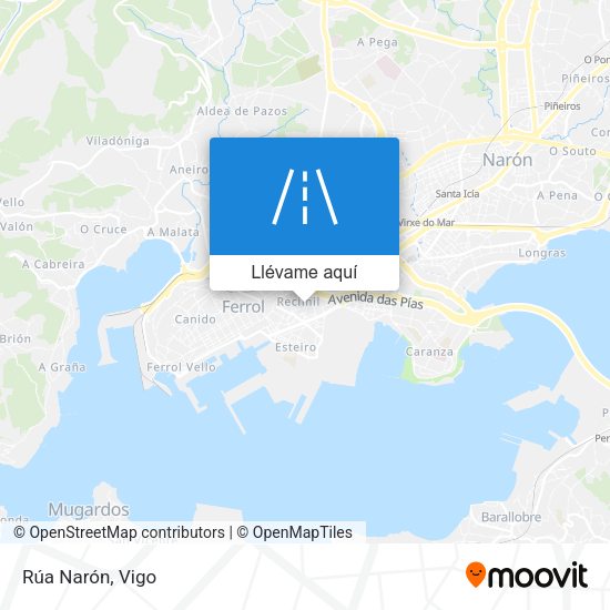 Mapa Rúa Narón