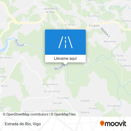 Mapa Estrada do Río