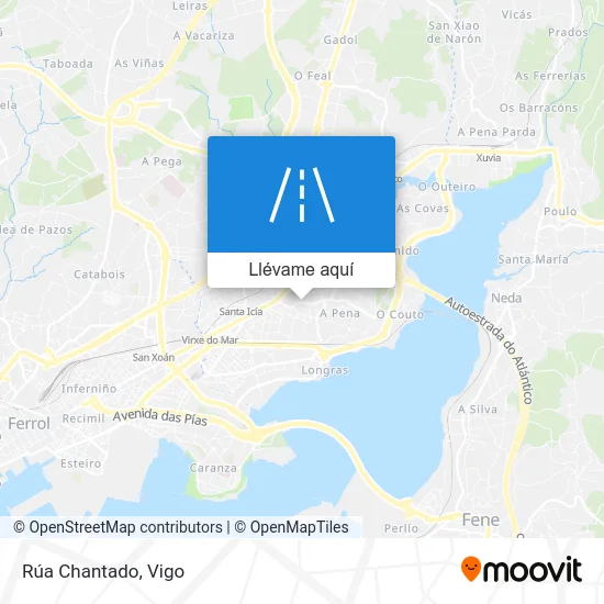 Mapa Rúa Chantado