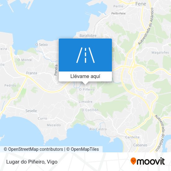 Mapa Lugar do Piñeiro