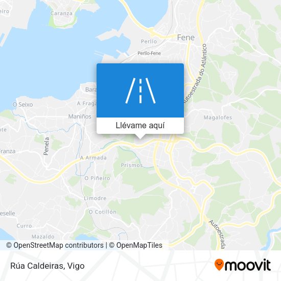 Mapa Rúa Caldeiras
