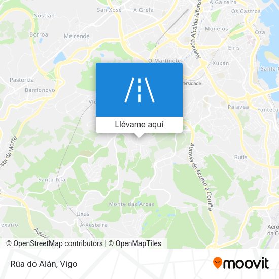 Mapa Rúa do Alán