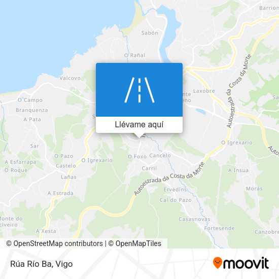 Mapa Rúa Río Ba