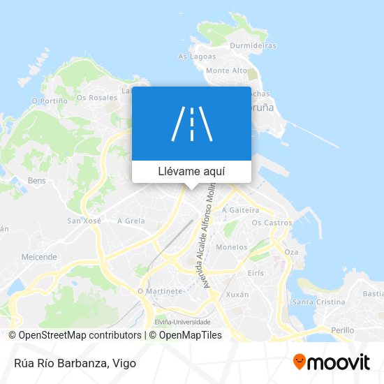 Mapa Rúa Río Barbanza