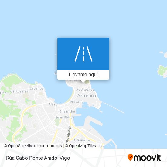 Mapa Rúa Cabo Ponte Anido