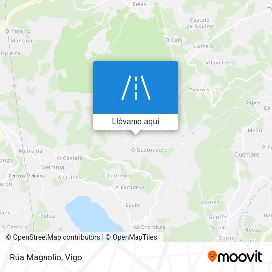 Mapa Rúa Magnolio
