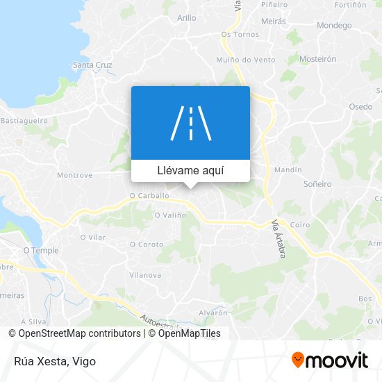 Mapa Rúa Xesta