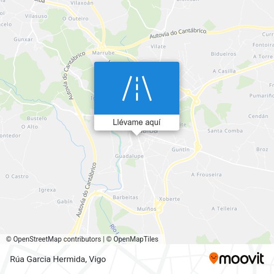 Mapa Rúa Garcia Hermida