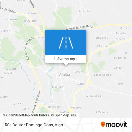 Mapa Rúa Doutor Domingo Goas