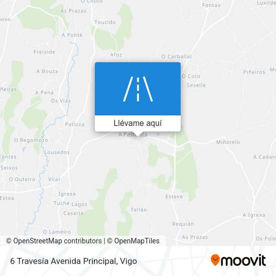 Mapa 6 Travesía Avenida Principal