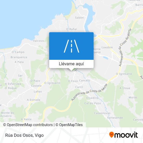 Mapa Rúa Dos Osos