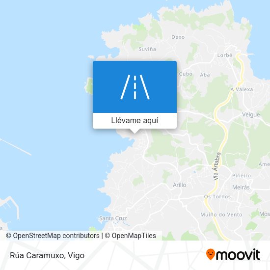 Mapa Rúa Caramuxo