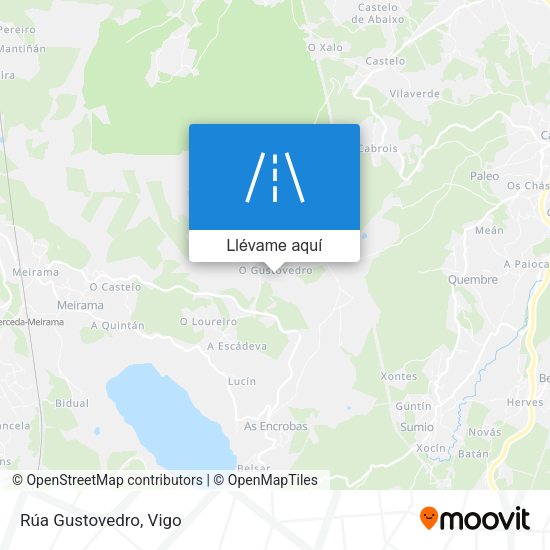 Mapa Rúa Gustovedro