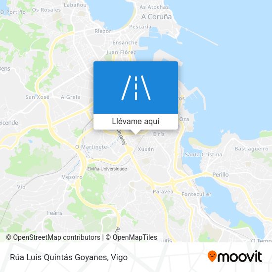 Mapa Rúa Luis Quintás Goyanes
