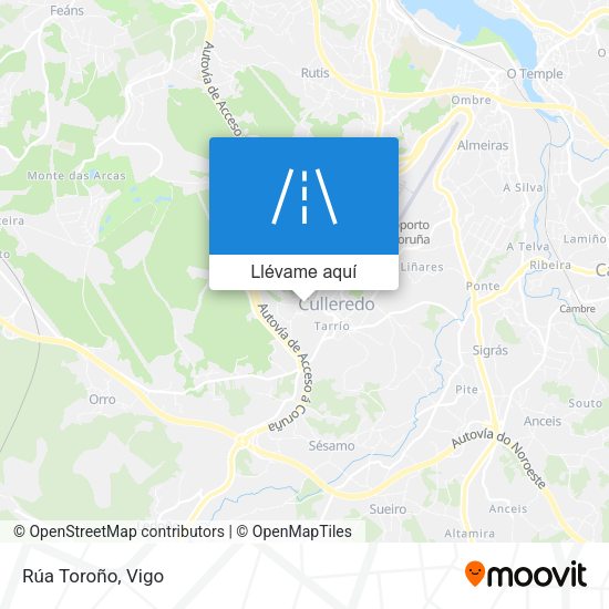 Mapa Rúa Toroño