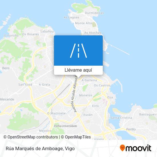 Mapa Rúa Marqués de Amboage