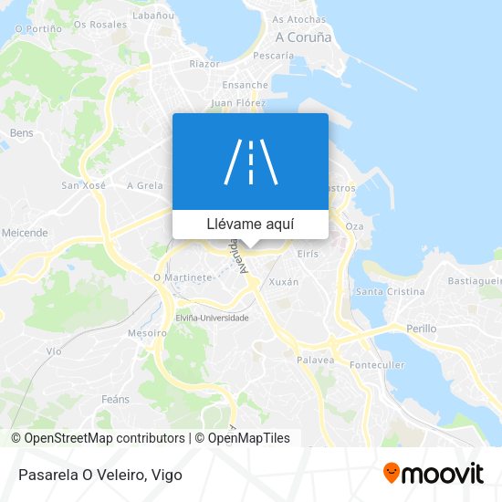 Mapa Pasarela O Veleiro