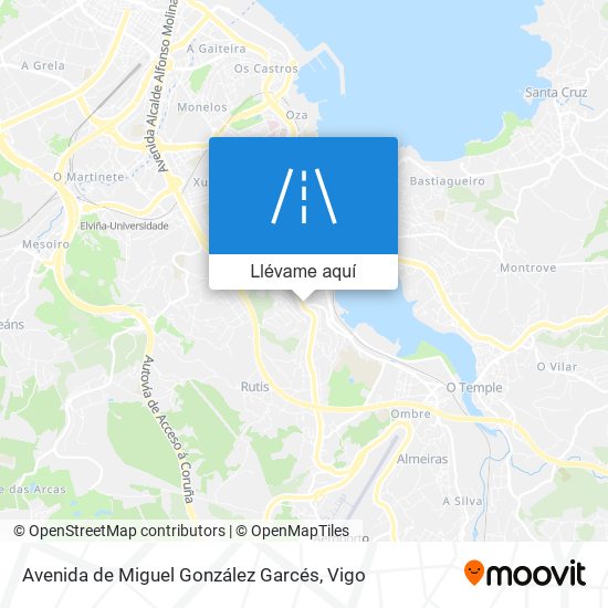 Mapa Avenida de Miguel González Garcés