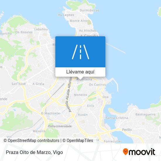 Mapa Praza Oito de Marzo
