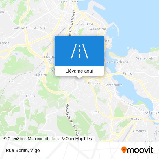 Mapa Rúa Berlín