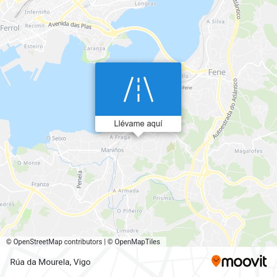 Mapa Rúa da Mourela
