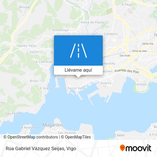 Mapa Rúa Gabriel Vázquez Seijas