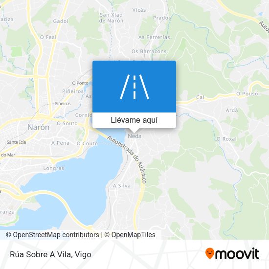Mapa Rúa Sobre A Vila