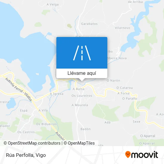 Mapa Rúa Perfolla