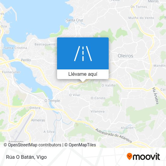 Mapa Rúa O Batán