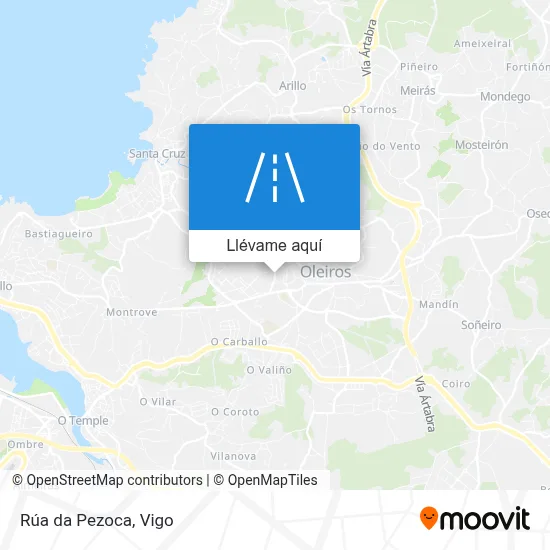 Mapa Rúa da Pezoca