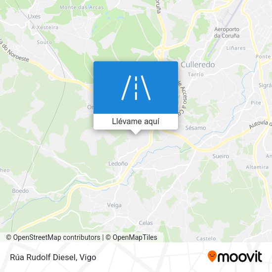 Mapa Rúa Rudolf Diesel