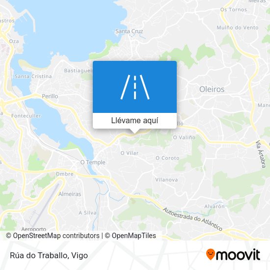 Mapa Rúa do Traballo