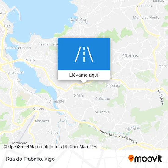 Mapa Rúa do Traballo