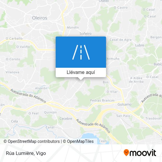 Mapa Rúa Lumière