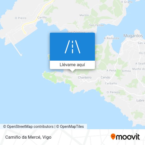 Mapa Camiño da Mercé