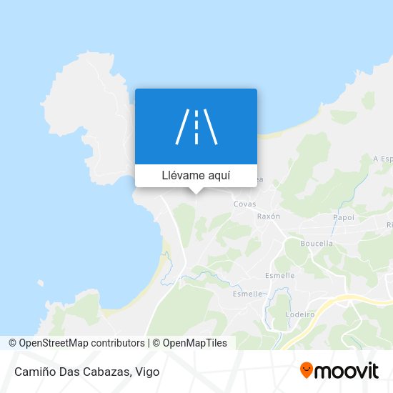 Mapa Camiño Das Cabazas