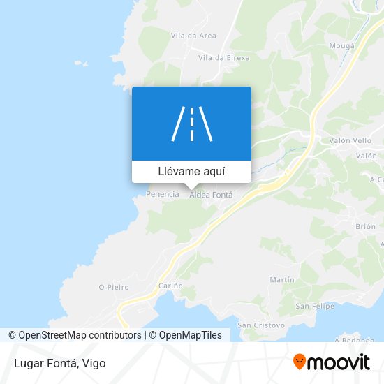 Mapa Lugar Fontá