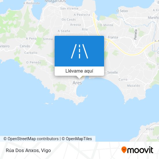 Mapa Rúa Dos Anxos