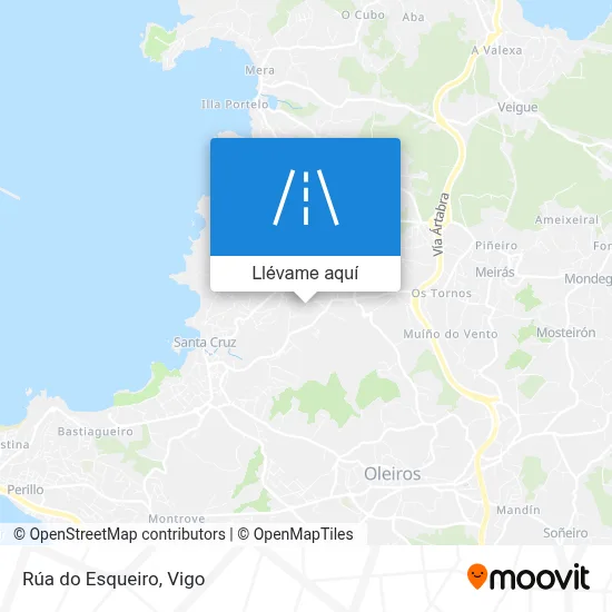 Mapa Rúa do Esqueiro