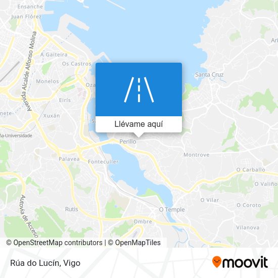 Mapa Rúa do Lucín