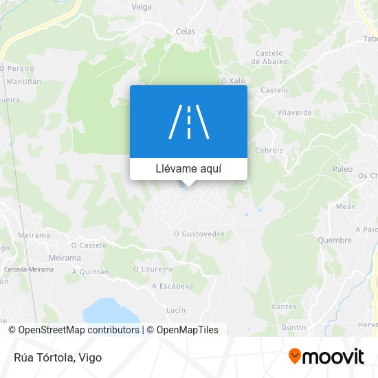 Mapa Rúa Tórtola