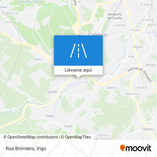 Mapa Rúa Brimiáns