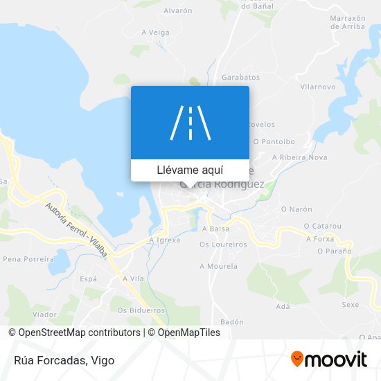 Mapa Rúa Forcadas
