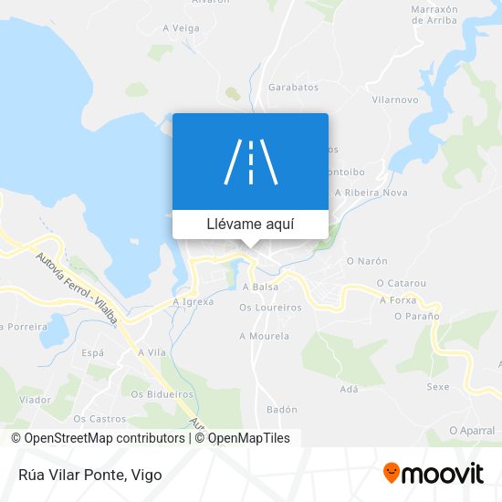 Mapa Rúa Vilar Ponte