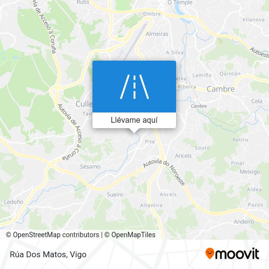 Mapa Rúa Dos Matos