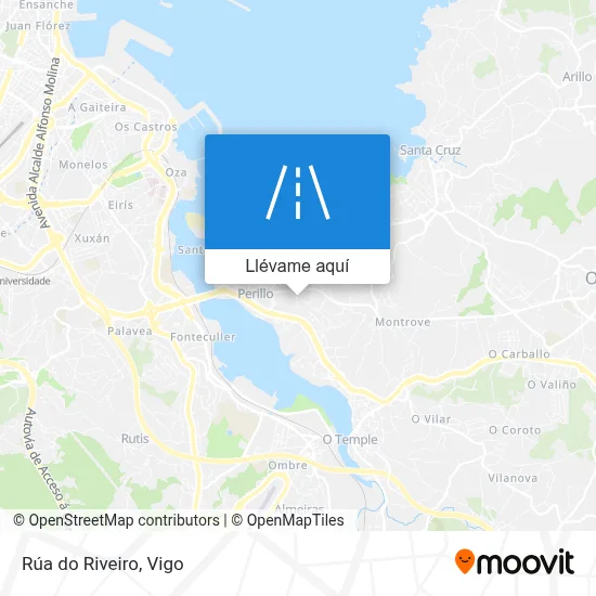 Mapa Rúa do Riveiro