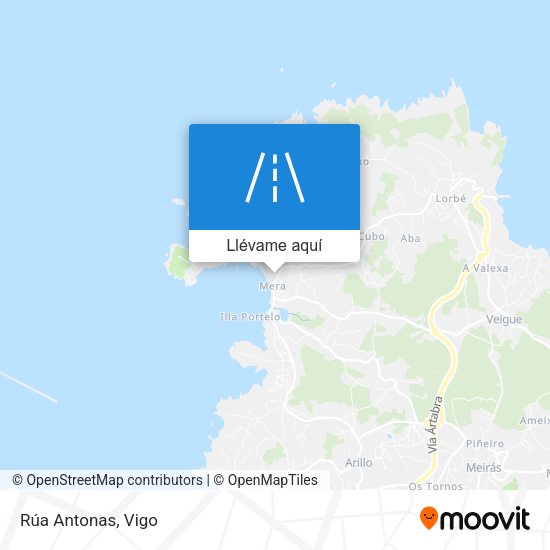 Mapa Rúa Antonas